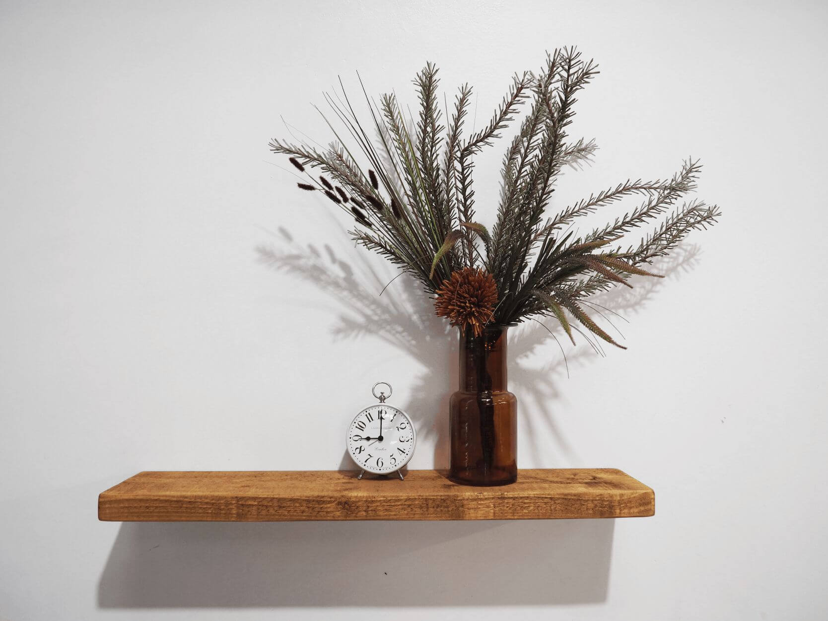 Rustic Wood Floating Shelf (15cm) Pine Wood Shelves Solid Pine Shelf