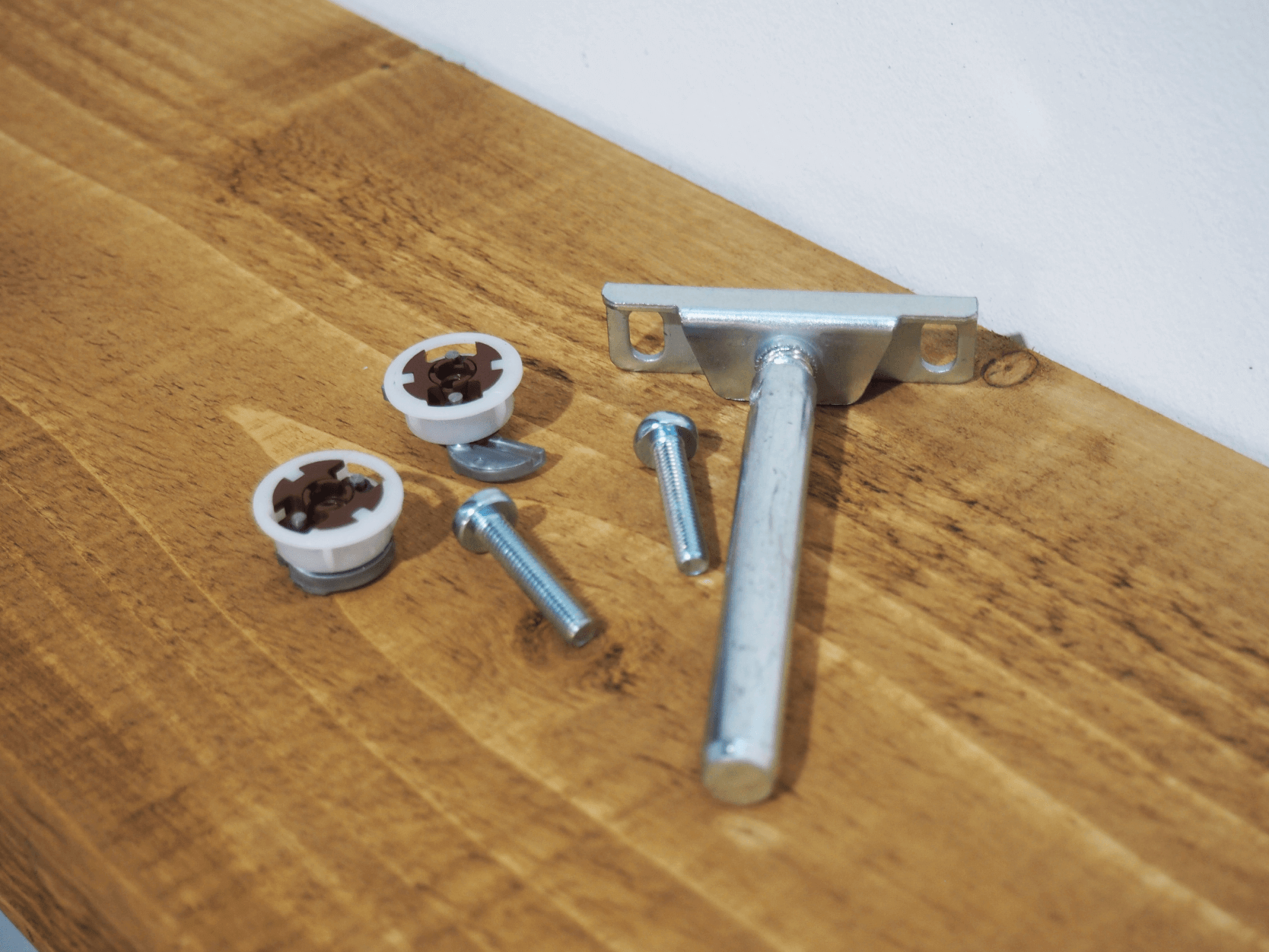 Rustic Pine Floating Shelf for Plasterboard Walls (22cm) Shipped