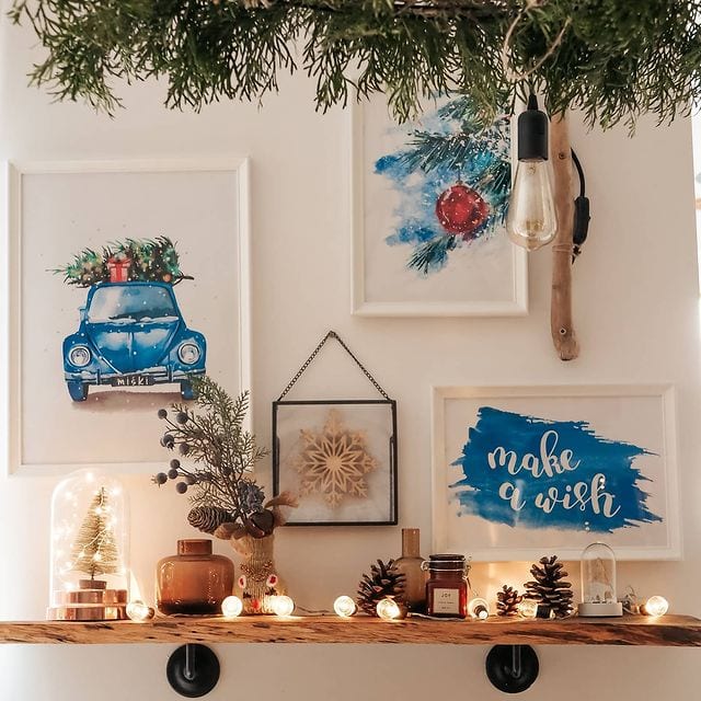 Oak Floating Shelf