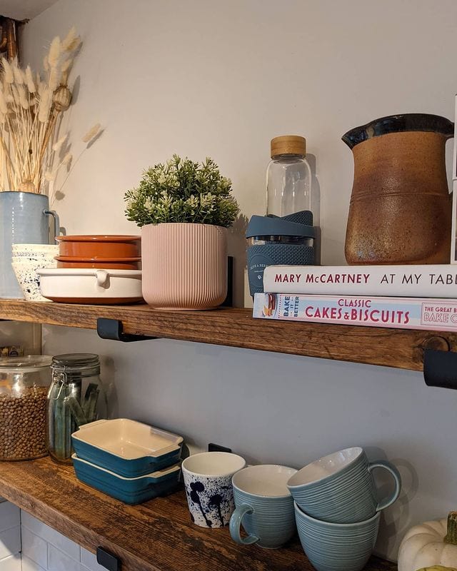 Solid Oak Floating Shelf