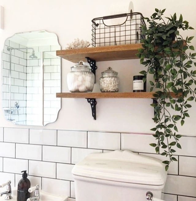 Solid Oak Floating Shelves