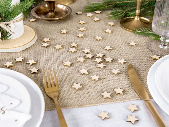 Wooden Stars Confetti 