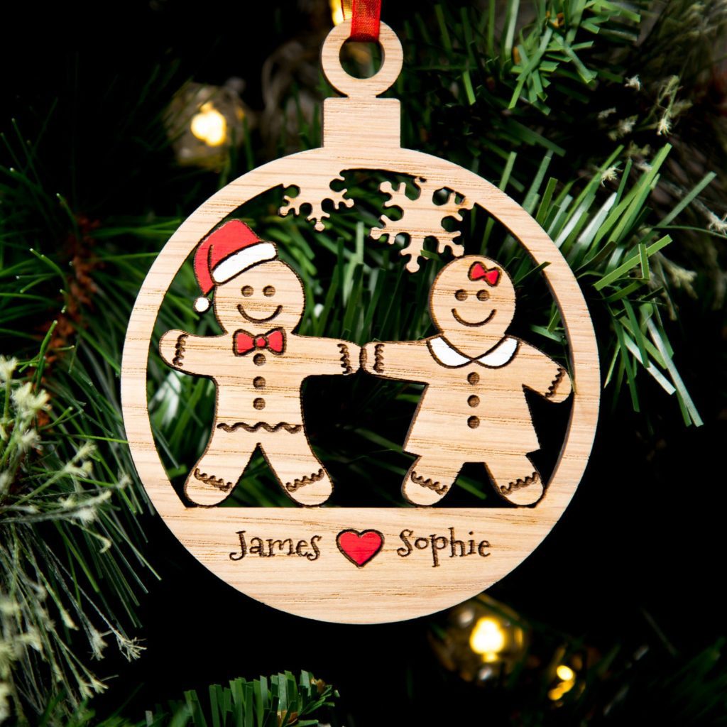 customisable gingerbread couple