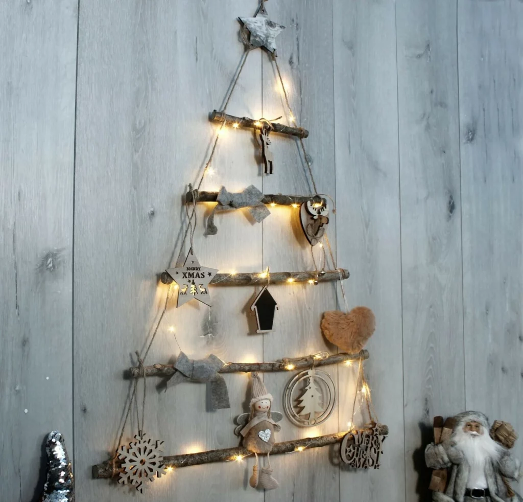 rustic twig christmas tree 